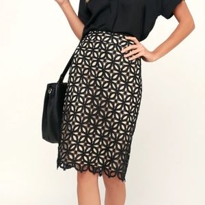 Lulu's pencil skirt